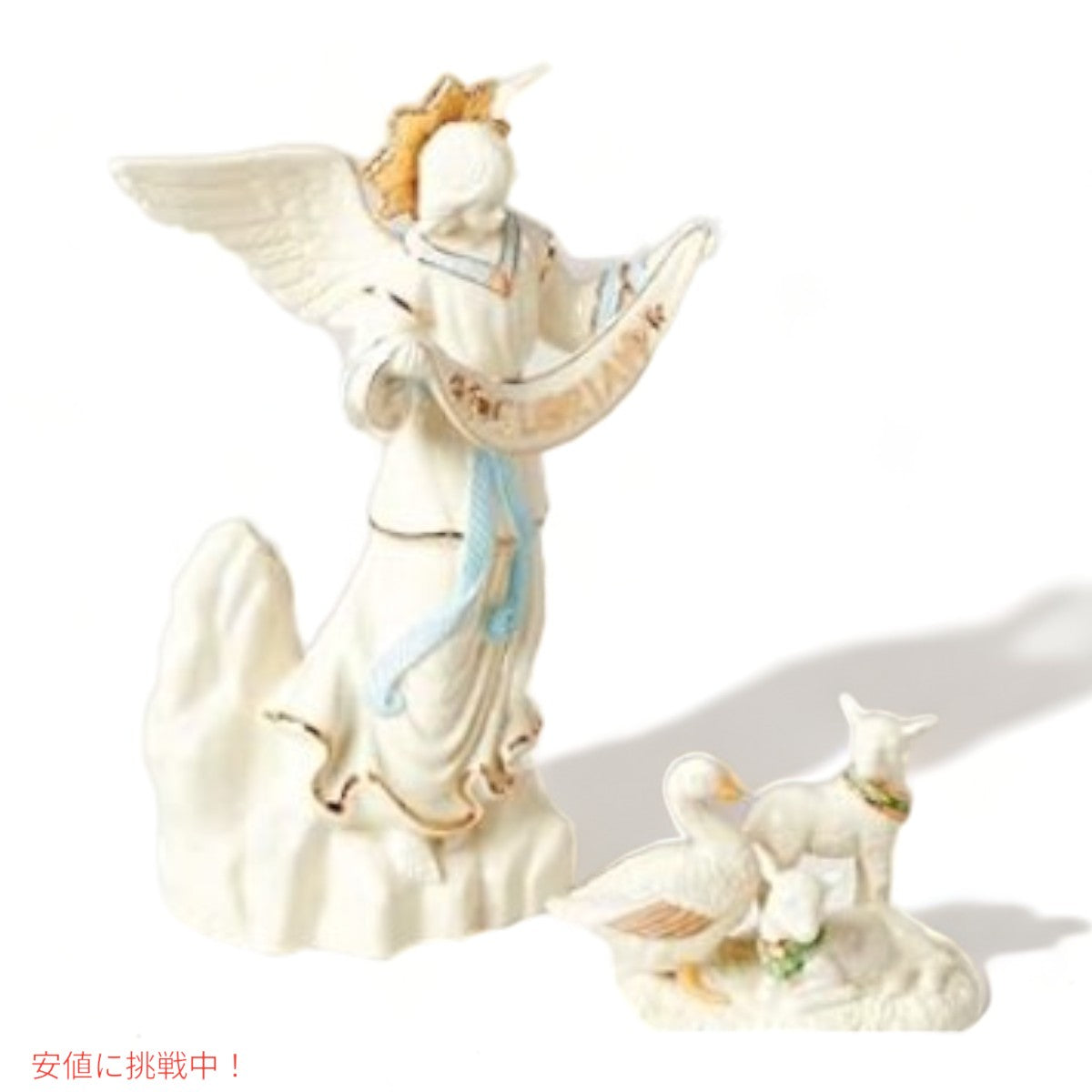 レノックス Lenox ファースト ブレッシング ネイティビティ ヤギのフィギュリン  陶磁器 彫像  First Blessing Nativity Goat Figurine 6
