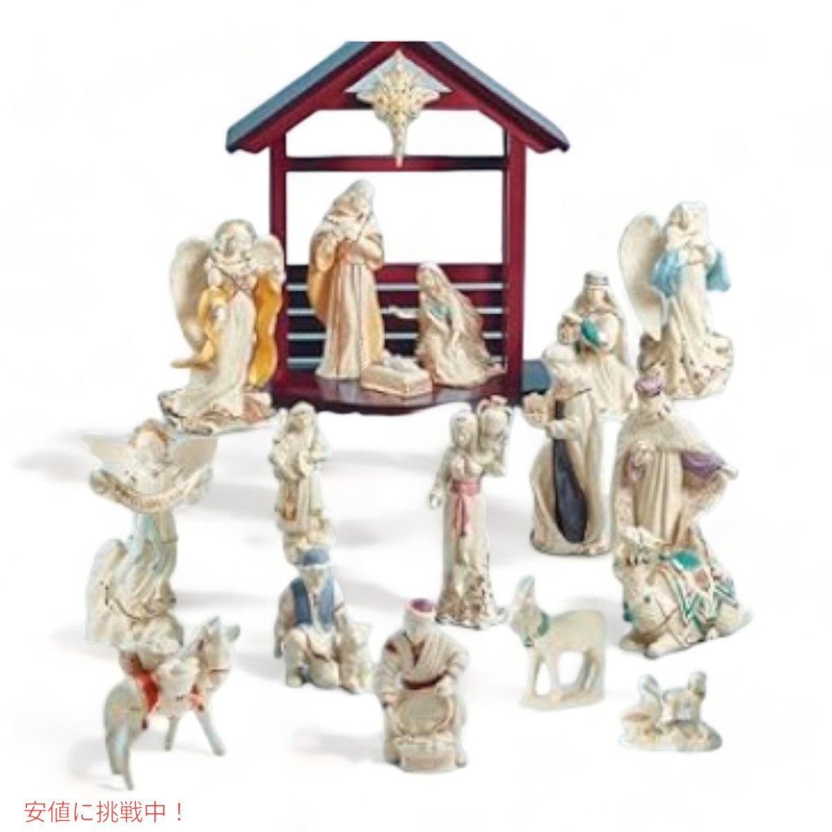 レノックス Lenox ファースト ブレッシング ネイティビティ ヤギのフィギュリン  陶磁器 彫像  First Blessing Nativity Goat Figurine 7