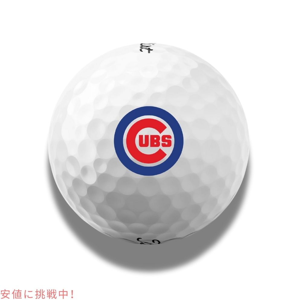 MLB 規定サイズ チームロゴ ゴルフボール 3個 シカゴカブス  公式ライセンス Team Golf MLB Regulation Size Golf Balls, 3 Pack Chicago Cubs 3