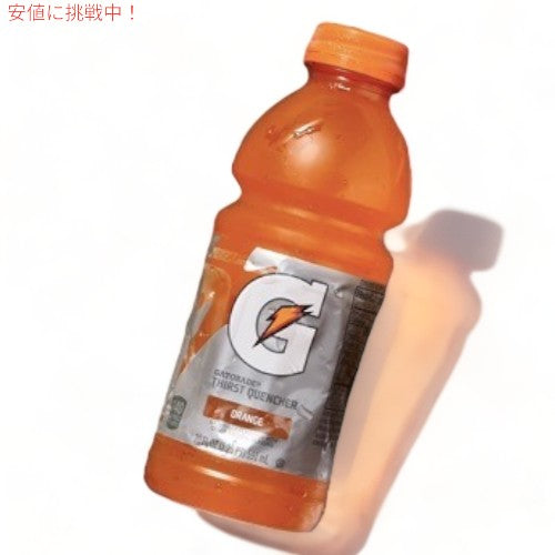 【お得な6本】Gatorade Orange Sports Drink -12 fl oz Bottles / ゲータレード スポーツドリンク [オレンジ味] 355ml 3