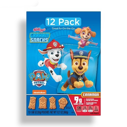 Kellog's Paw Patrol Grahams Snacks ケロッグ パウ パトロール グラハム スナック - 12 個 5