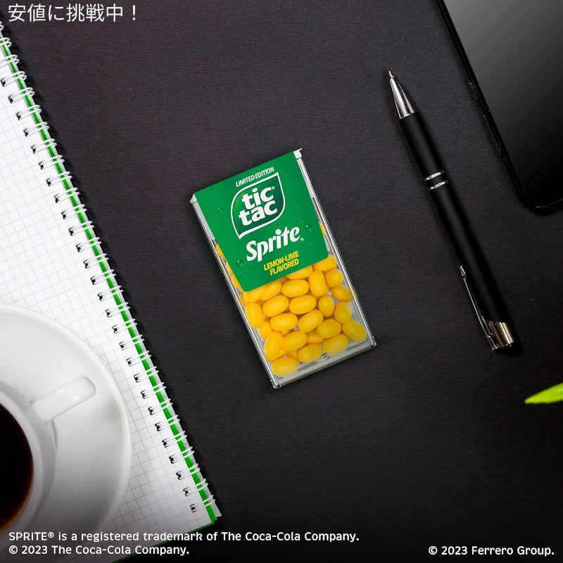 Tic Tac ティックタック ミント スプライト レモンライム風味 1 oz x 12個 Sprite Lemon Lime Flavored 2