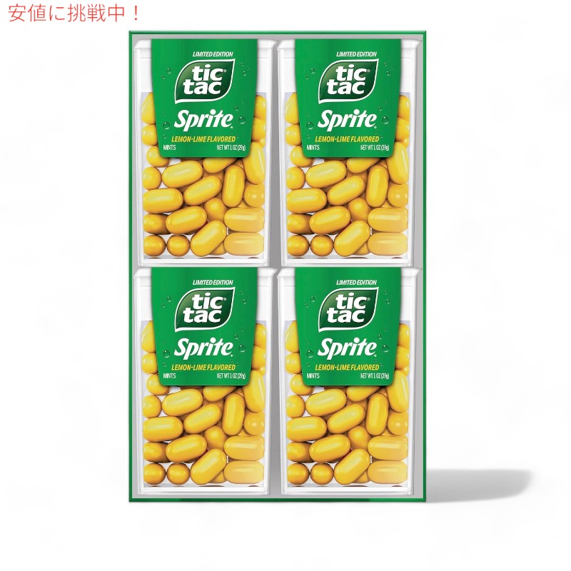 Tic Tac ティックタック ミント スプライト レモンライム風味 1 oz x 12個 Sprite Lemon Lime Flavored 6