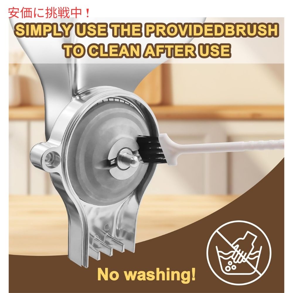 キッチンエイドスタンドミキサー用 金属製 穀物粉砕機 アタッチメント （アタッチメントのみ）Metal Grain Mill Attachment for KitchenAid Stand Mixer 5