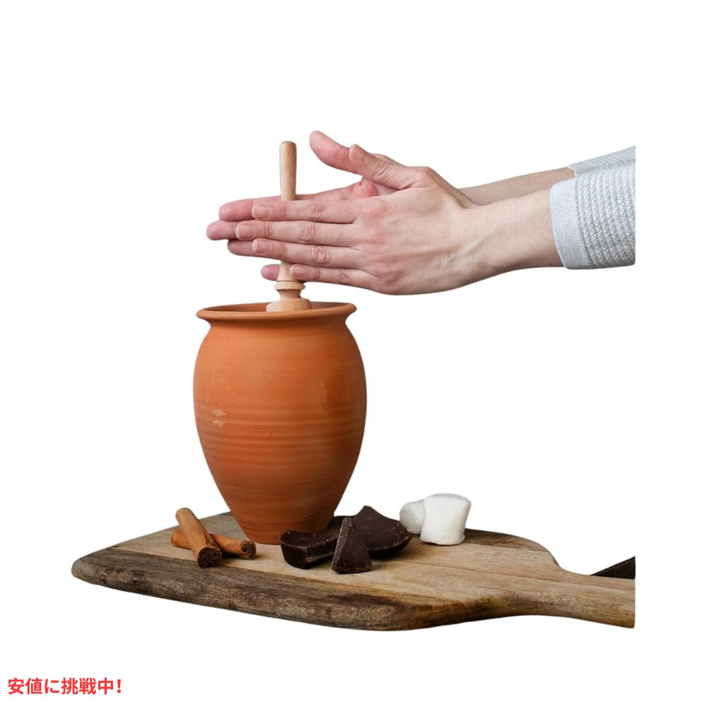 メキシコ　モリニージョ チョコレートドリンク専用泡立て器　Mexican Molinillo Hot Chocolate Frother 4