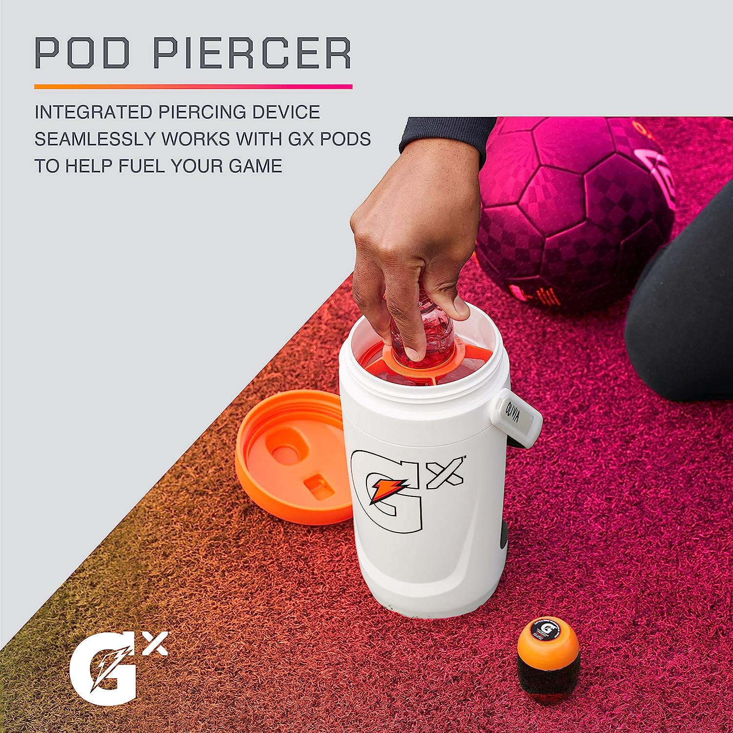 Gatorade ゲータレード Gx パフォーマンス ジャグ 水筒 [ホワイト] 1.89L / Gx Performance Jug [White] 64oz 4