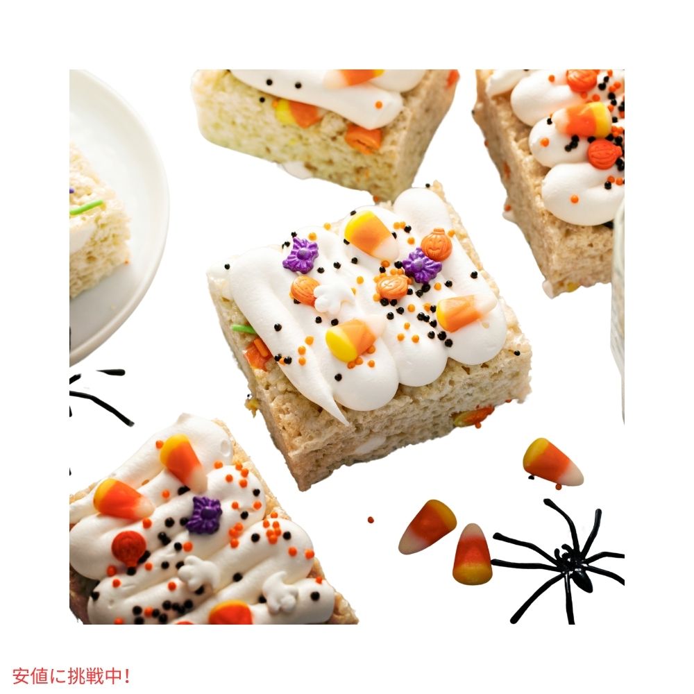 ハロウィン コンフェッティ スプリンクル お菓子作り 製菓 トッピング 10oz Halloween Confetti Sprinkles Spooky Toppings 10oz 5