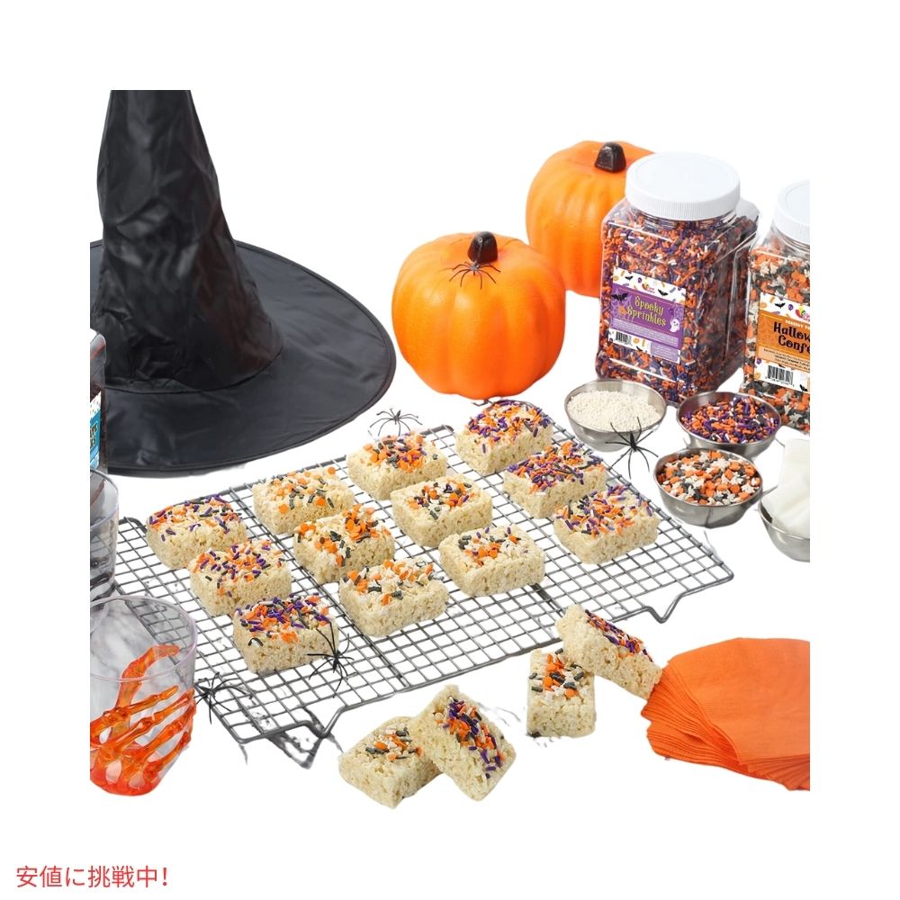 ハロウィン コンフェッティ スプリンクル お菓子作り 製菓 トッピング 10oz Halloween Confetti Sprinkles Spooky Toppings 10oz 7