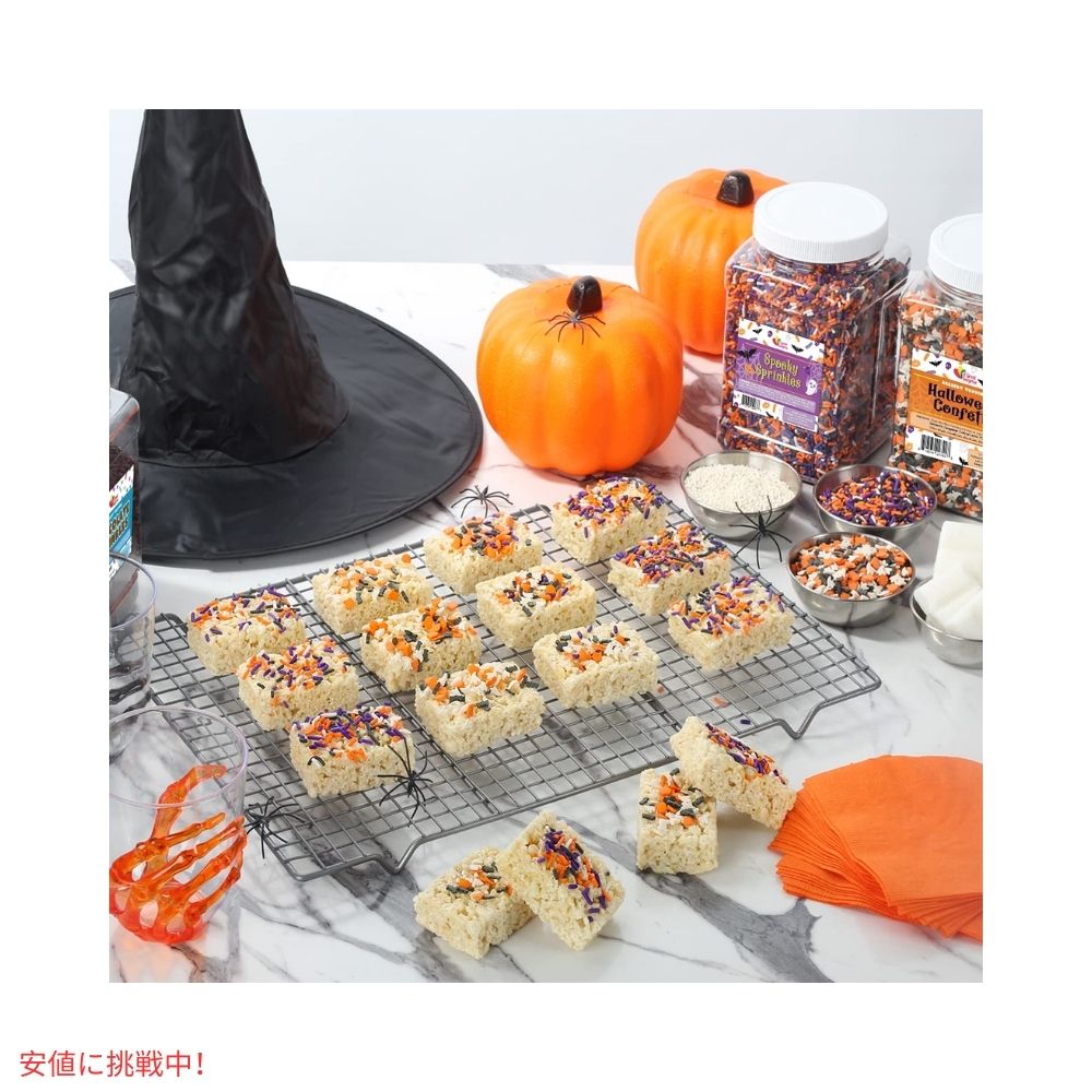 ハロウィン コンフェッティ スプリンクル トッピング 1.7ポンド アイスクリーム お菓子作り 製菓 Halloween Confetti Sprinkles Spooky Toppings 1.7lbs 6