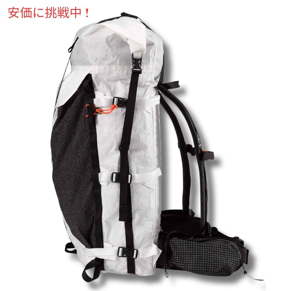 ハイパーライト マウンテン ギア ヘッドウォール 55 スモール ホワイト バックパック Hyperlite Mountain Gear Headwall 55 Small White Backpack 2