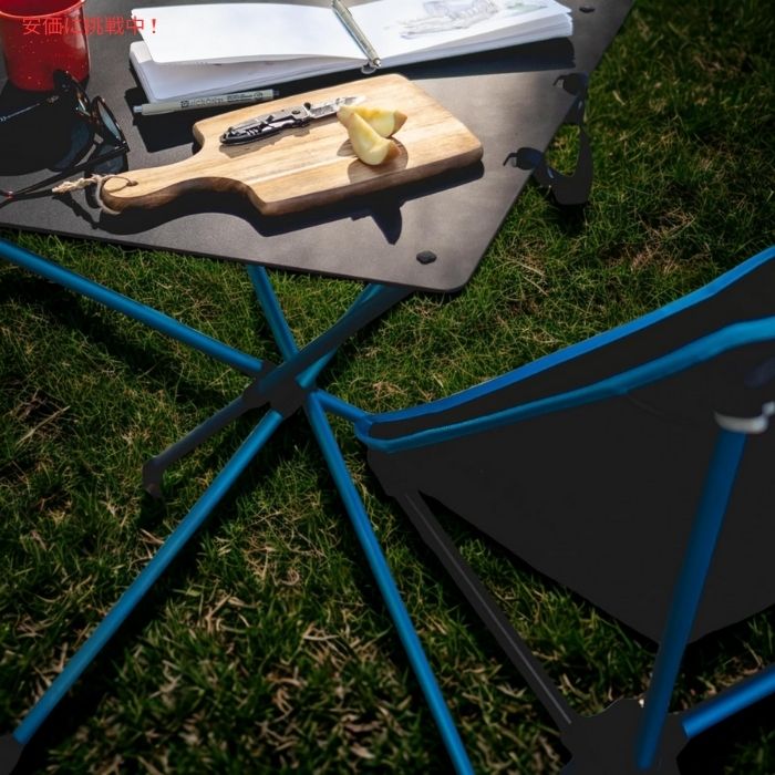 Helinox ヘリノックス ワイドポータブルアウトドアダイニングテーブル ブラック Wide Portable Outdoor Dining Table Black 4