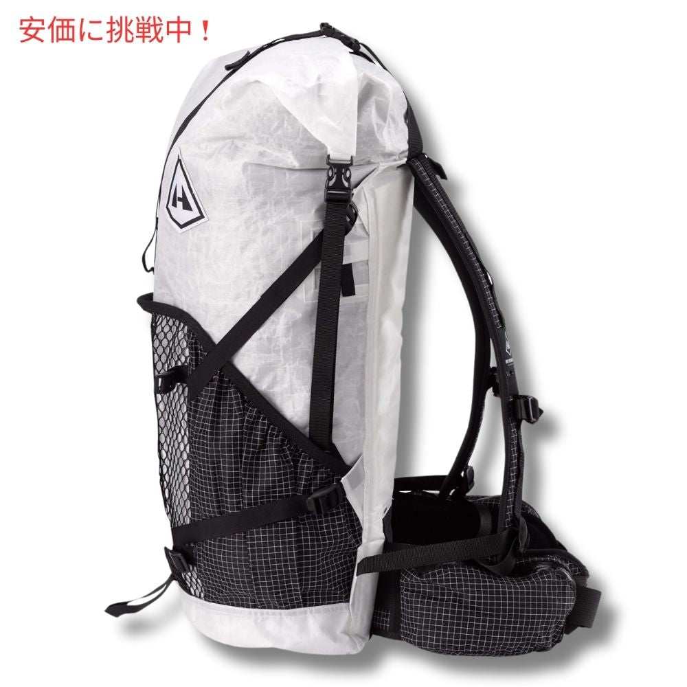 ハイパーライト マウンテン ギア JUNCTION 40 トール ホワイト バックパック Hyperlite Mountain Gear JUNCTION 40 Tall White Backpack 2