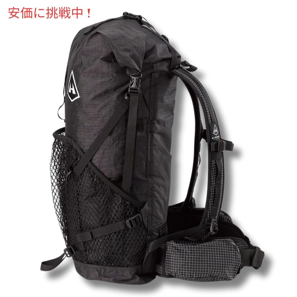 ハイパーライトマウンテンギア ウィンドライダー40 小型 ブラック バックパック Hyperlite Mountain Gear WINDRIDER 40 Small Black Backpack 2