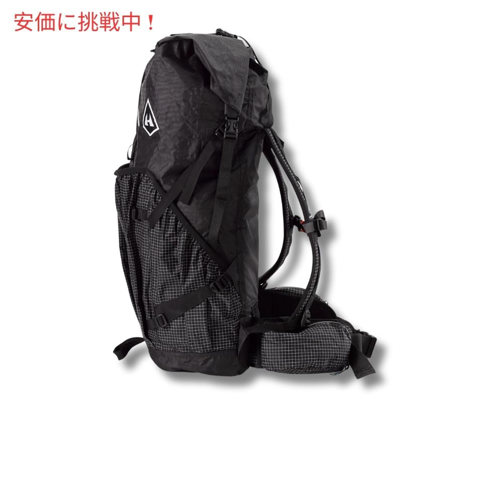 ハイパーライトマウンテンギア サウスウェスト55 ミディアム ブラック バックパック Hyperlite Mountain Gear Southwest 55 Medium Black Backpack 2