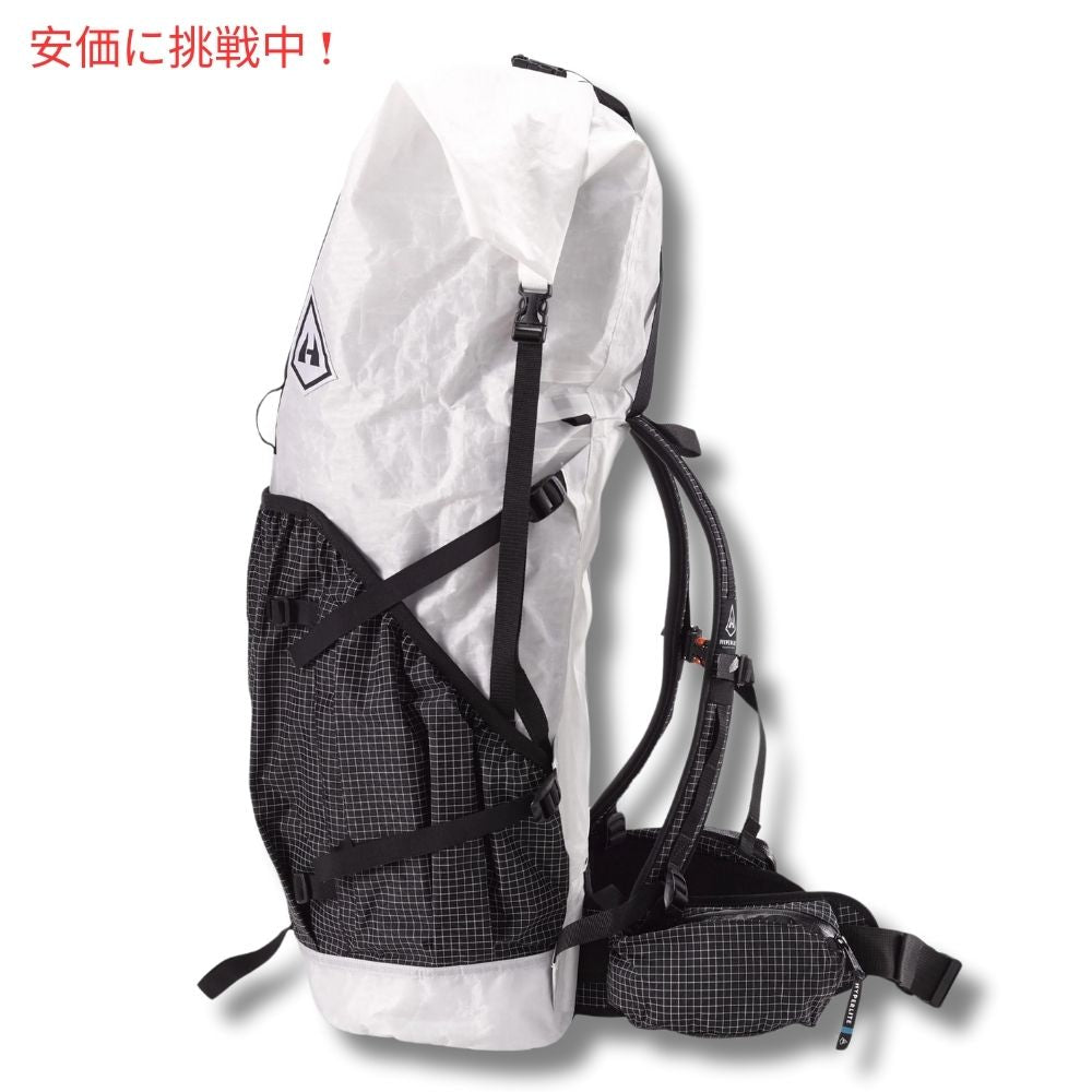 ハイパーライトマウンテンギア サウスウェスト70 ラージ ホワイト バックパック Hyperlite Mountain Gear Southwest 70 Large White Backpack 2