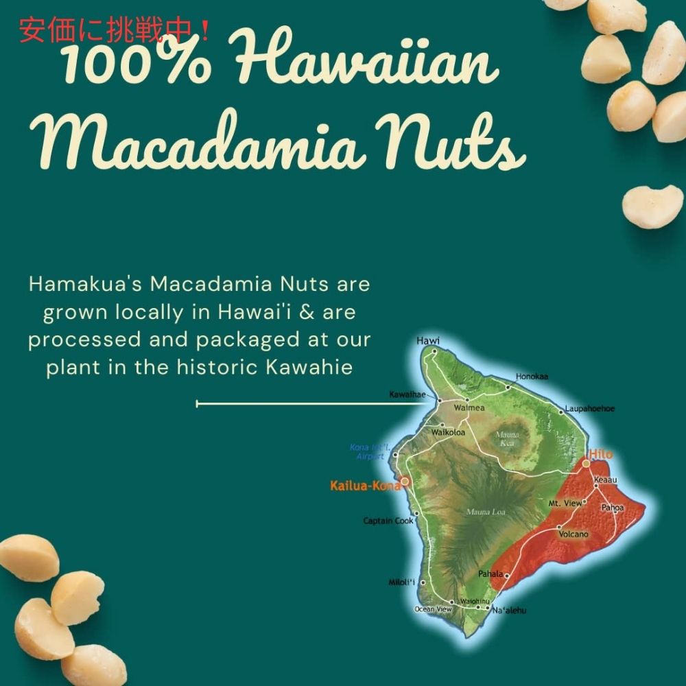 Hamakua ハマクア スパイシーチリペッパーマカダミアナッツ 283g Spicy Chili Pepper Macadamia Nuts 10oz 5
