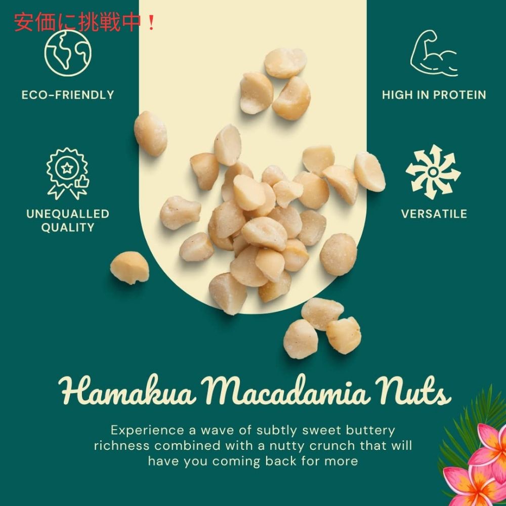 Hamakua ハマクア 無塩マカダミアナッツ 283g Unsalted Macadamia Nuts 10oz 4