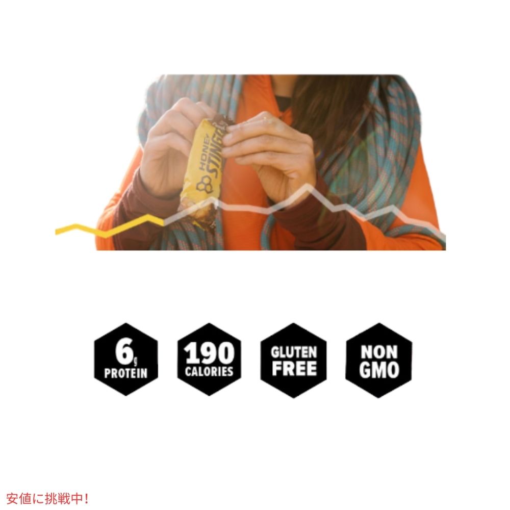 ハニースティンガー オート + ハニーバー オリジナル 12個入り Honey Stinger Oat + Honey Bar 17.52oz/Box of 12 7