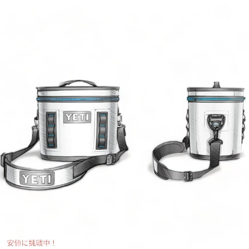 ＜限定カラー＞YETI Hopper Flip 8 Portable Soft Cooler Camp Green / イエティ ホッパー Flip 8 ソフトクーラー クーラーバッグ 7