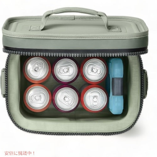 ＜限定カラー＞YETI Hopper Flip 8 Portable Soft Cooler Camp Green / イエティ ホッパー Flip 8 ソフトクーラー クーラーバッグ 6