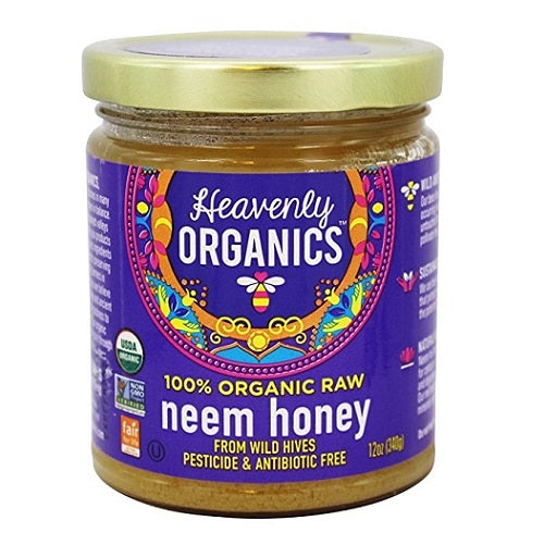 Heavenly Organics Organic Raw Neem Honey 12 oz  ヘブンリ― オーガニクス オーガニック ワイルド ニーム ハニー 1