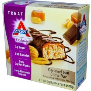 アトキンス キャラメルナッツチューバー 5本(34g/1本)Atkins 1