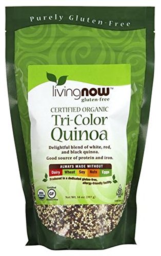 【お取り寄せ】3色キヌア グルテンフリー ナウフーズ トライカラー 397g（14 oz）Now Foods Gluten-free Tri-Color Quinoa 1