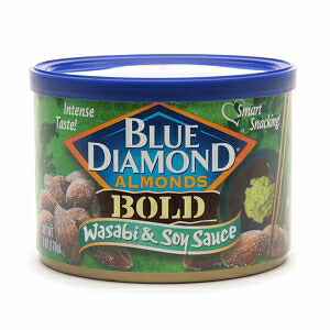 ブルーダイアモンド アーモンド（wasabi & soy sause わさび醤油味）Blue Diamond Almonds 1