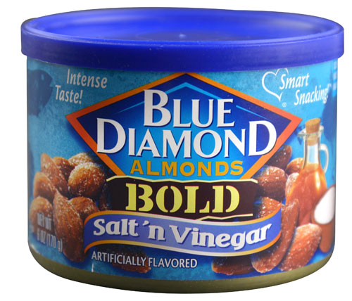 ブルーダイアモンド アーモンド（Salt 'n Vinegar）ソルト＆ビネガー Blue Diamond Almonds 1