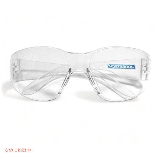 【お得な12個セット】JORESTECH Eyewear Protective Safety Glasses Clear / ウィルス対策 JORESTECH UVカット 保護メガネ ポリカーボネート 透明 12個 3