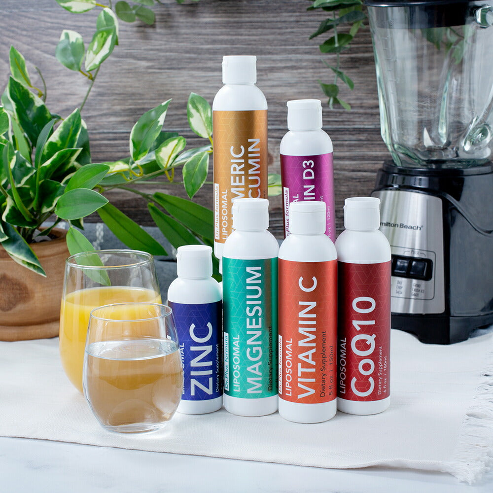 【6本セット】高濃度 180日分 リポソーム ビタミンC 1000mg 高吸収 150ml x 6本 液体 Dr. Plus ドクタープラス サプリメント Made in USA 180days Liposomal Vitamin C 1000 mg Liquid 5 fl oz 6
