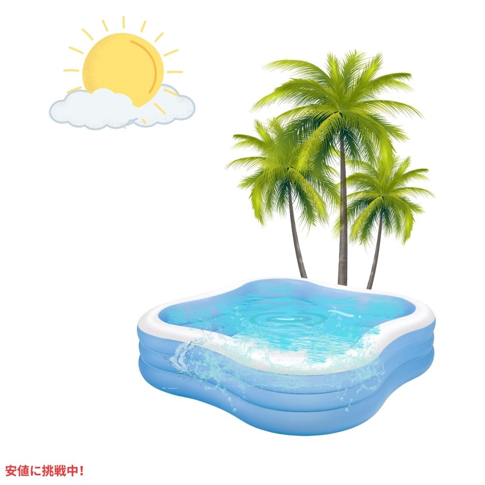 INTEX インテックス プール ビーチ ウェーブ スイムセンター Pool Beach Wave Swim Center ※色は異なる場合があります。 6