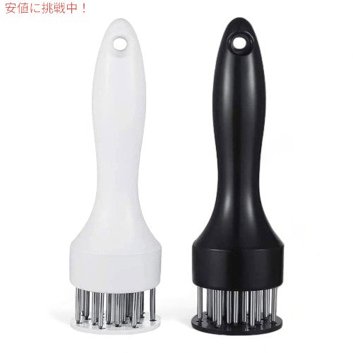 【2本セット】Meat Tenderizer ミートテンダライザー 超シャープなステンレス鋼 ニードルブレード Needle Blades Kitchen Gadgets 1