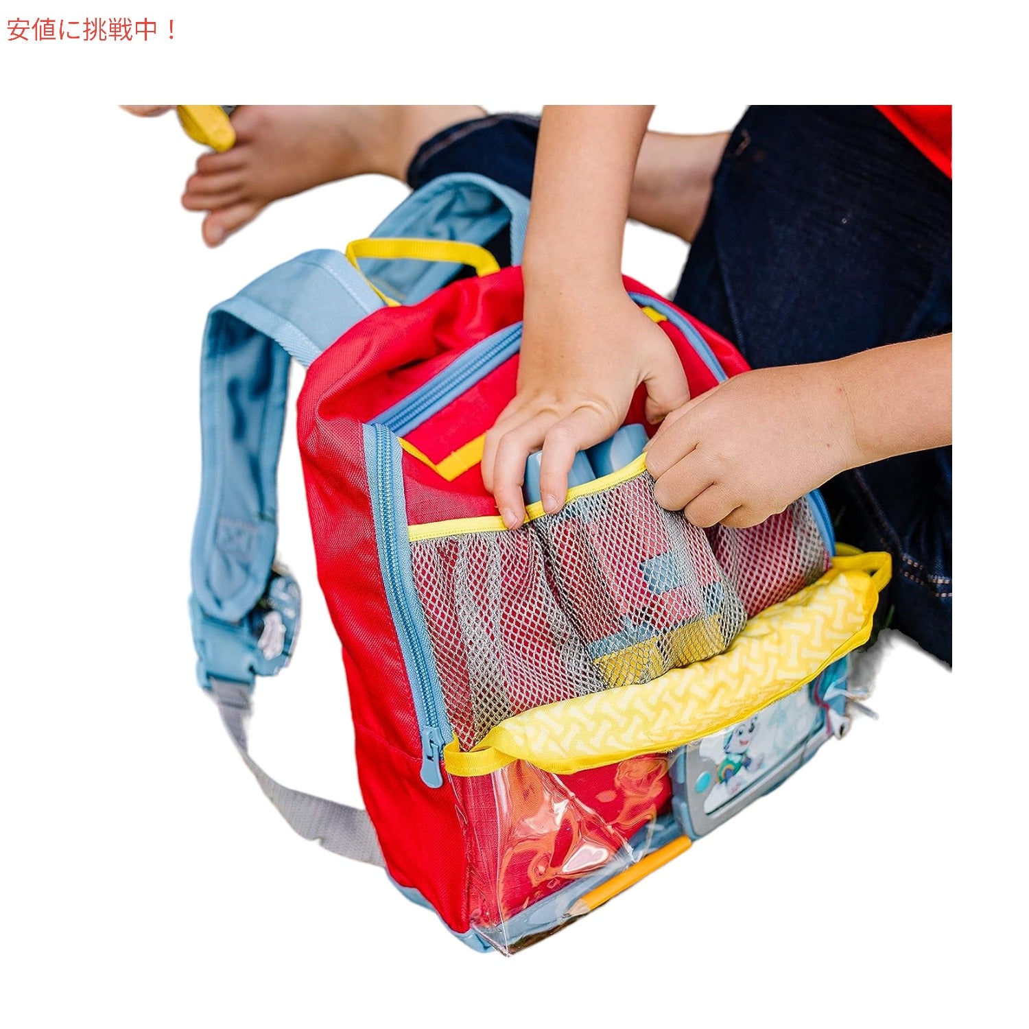 Melissa & Doug PAW Patrol Pup Backpack ロールプレイセット (15 個) - PAW Patrol アドベンチャーパック、おもちゃ、ごっこ遊びアウトドアギア 2