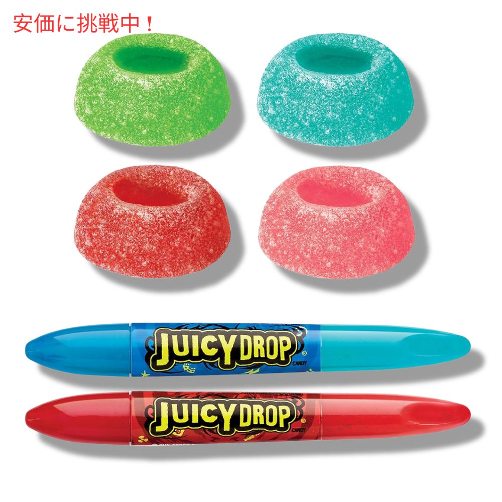 Juicy Drop ジューシードロップ 甘いキャンディ＆酸っぱいジェルペン アソートフレーバー 16個セット Sweet Candy & Sour Gel Pen Assorted Flavors 16packs 4