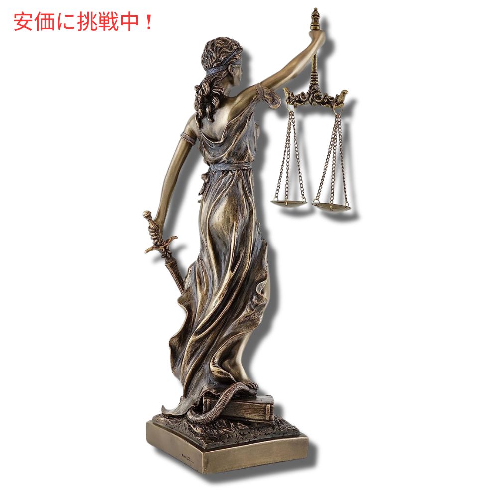 ブロンズ仕上げ 正義の女神 ジャスティスの彫像 Justice Statue Sculpture Bronze Finish Lady ップコレクション Top Collection 3