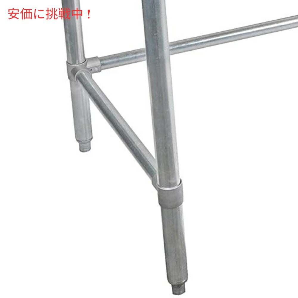 John Boos ジョンブーズ JNB01 メープル天板の作業台 亜鉛メッキ鋼製ベースと補強付き JNB01 Maple Top Work Table with Galvanized Steel 3