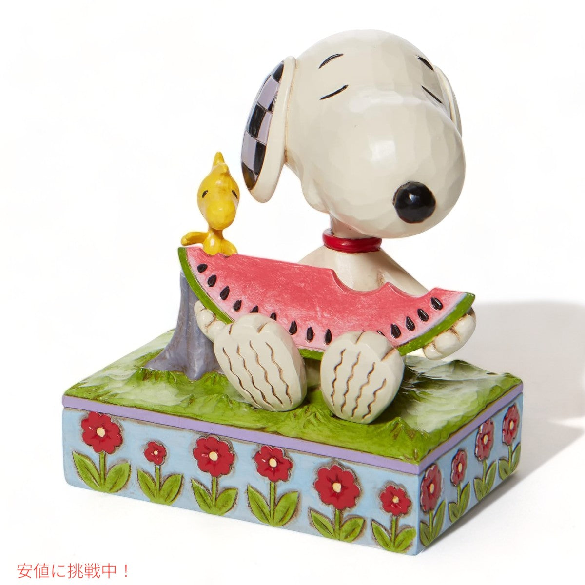エネスコ ジム・ショア コレクション スヌーピー ＆ ウッドストック A Summer Snack 約11.7センチ 置物 飾り インテリア Enesco Jim Shore Peanuts Snoopy 3