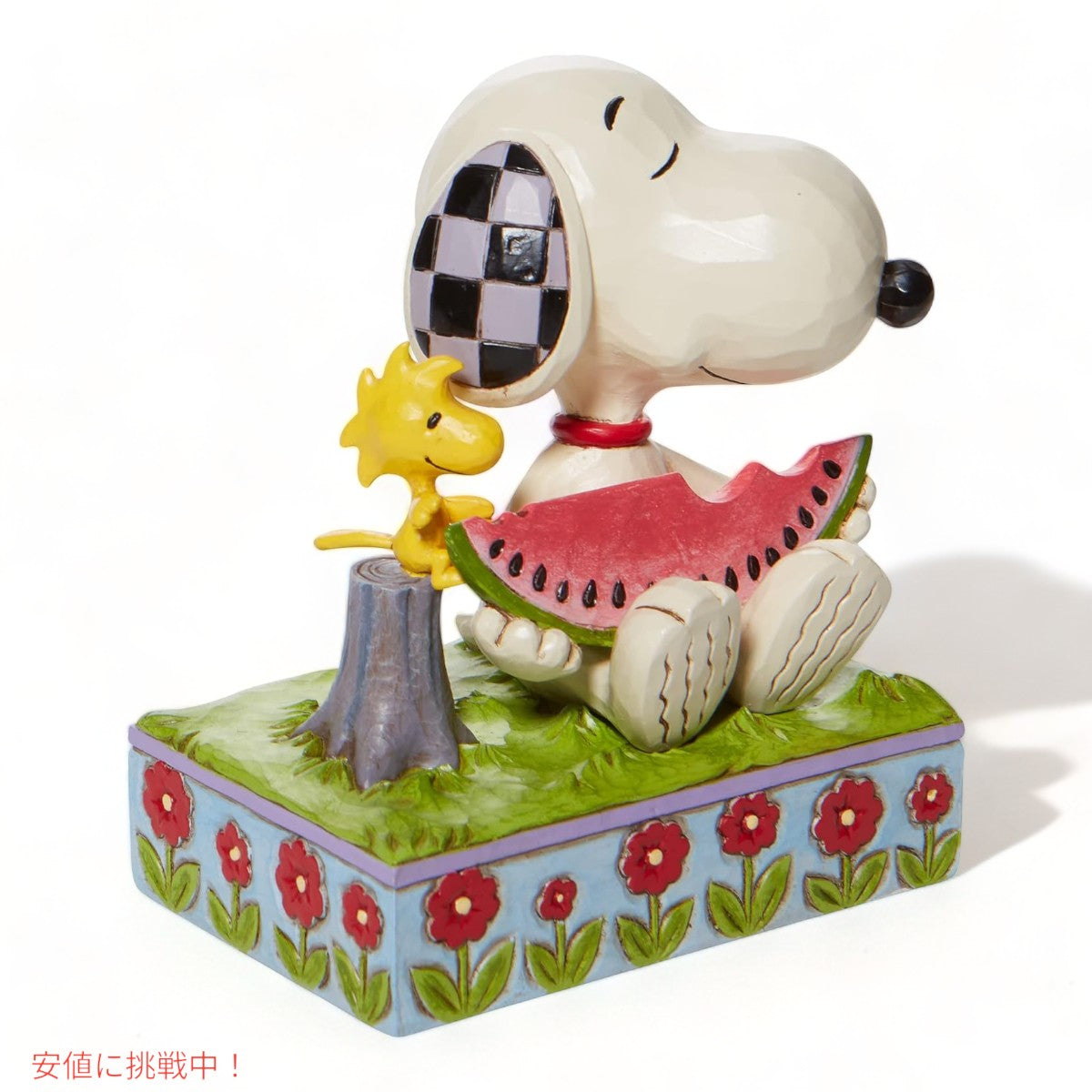 エネスコ ジム・ショア コレクション スヌーピー ＆ ウッドストック A Summer Snack 約11.7センチ 置物 飾り インテリア Enesco Jim Shore Peanuts Snoopy 4