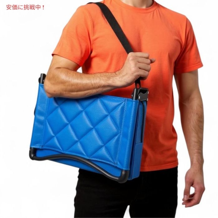 スタジアムシート 折りたたみ式 背もたれクッション付き ブルー Kaganoon Stadium Seats with Back Support Cushion Blue 3