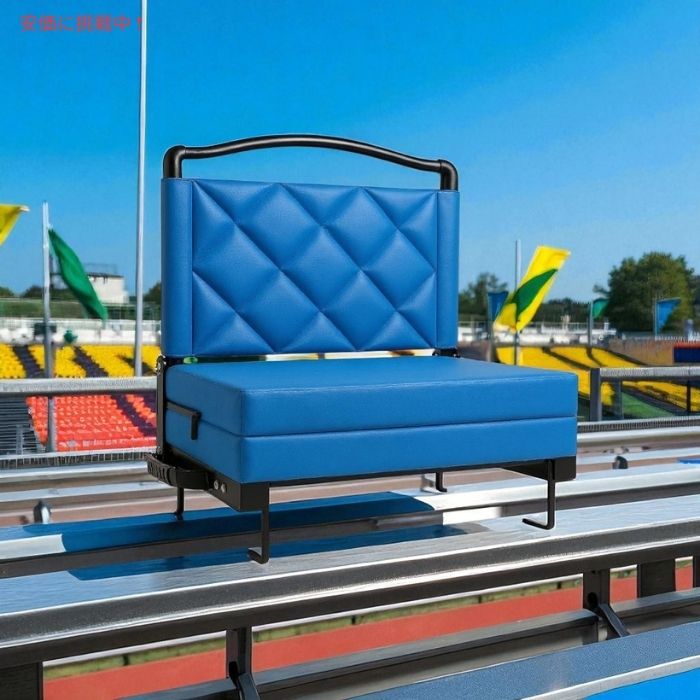 スタジアムシート 折りたたみ式 背もたれクッション付き ブルー Kaganoon Stadium Seats with Back Support Cushion Blue 4