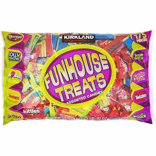 Kirkland Signature Funhouse Treats, Variety Pack, 92 oz #1481907 / カークランドシグネチャー ファンハウストリート バラエティパック 2.6kg 175個入り お菓子詰め合わせ 1