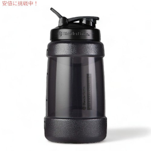 BlenderBottle ブレンダーボトル コーダ ラージウォータージャグ ハーフガロン水筒 2.2L [ブラック] C03409 Koda Large Jug Half Gallon 74oz 1