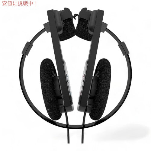 コス ポルタ プロ ブラック オンイヤーヘッドホン 小型 折りたたみ オーバーヘッド型 ヘッドホン Koss Porta Pro Black On-Ear Headphones Retro Style 2