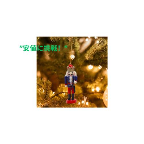 Joliyoou 木製クリスマスくるみ割り人形 6個 ミニソルジャーフィギュア 5.1インチ くるみ割り人形 クリスマスギフト用 3