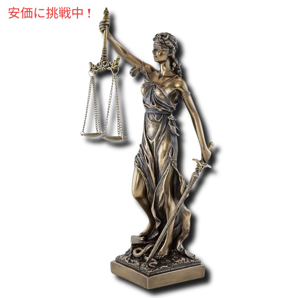 ブロンズ仕上げ 正義の女神 ジャスティスの彫像 Justice Statue Sculpture Bronze Finish Lady ップコレクション Top Collection 2