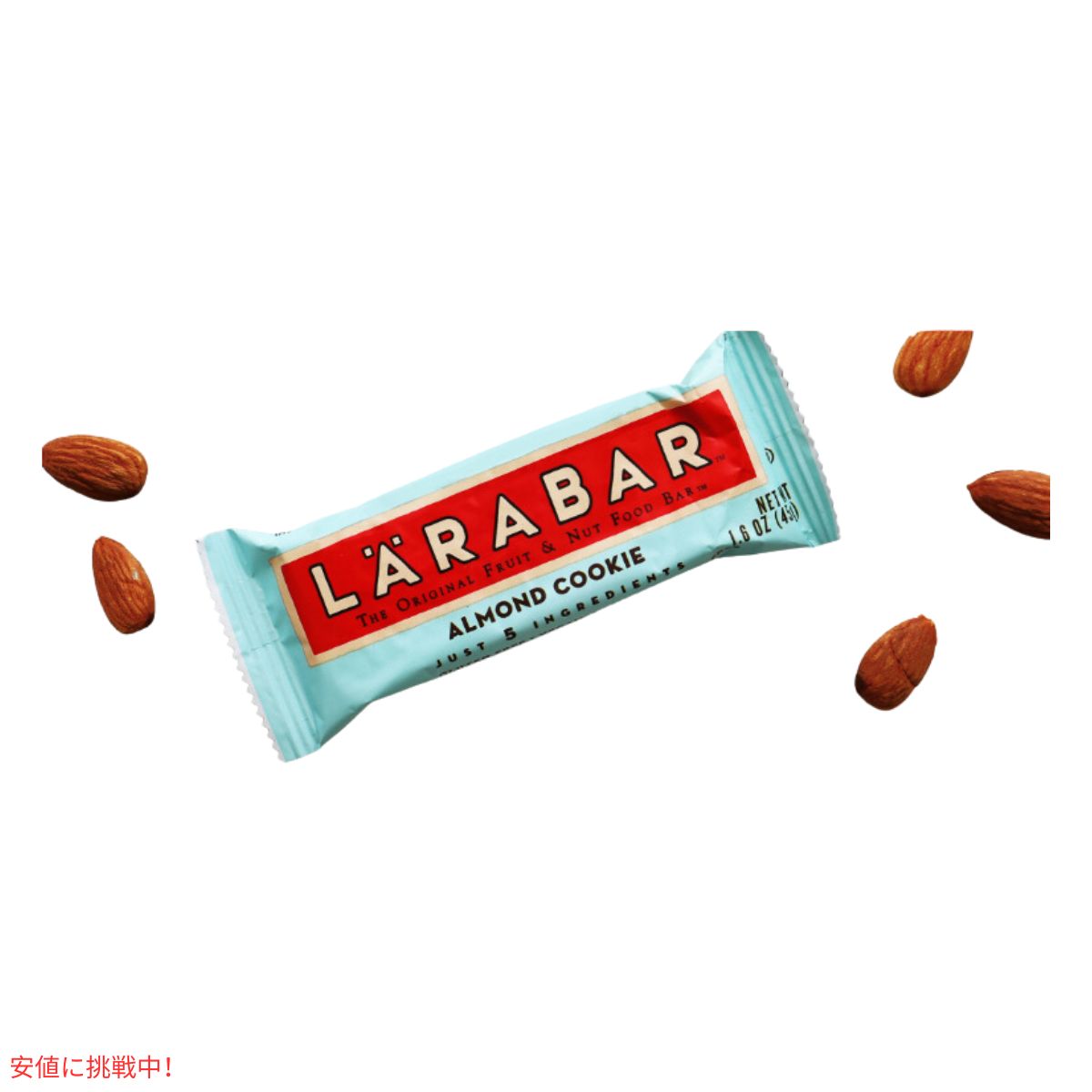 ララバー アーモンドクッキー 45g x 12 本入り スナックバー グルテンフリー Larabar 12 Snack Bars Gluten Free  Almond Cookie 6