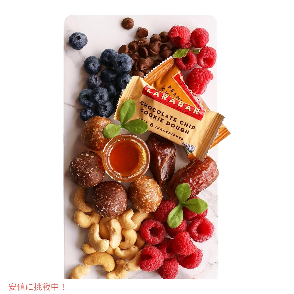 ララバー ミニチョコレートチップクッキー生地 22 x 20本入り スナックバー グルテンフリー  Larabar Mini's 22g x 20 Snack Bars Gluten Free Cookie Dough 3