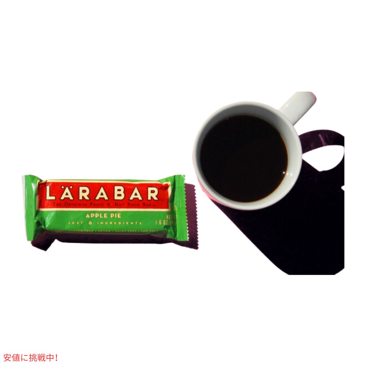 ララバー アップルパイ 45g x 6 本入り スナックバー グルテンフリー Larabar 6 Snack Bars Gluten Free Apple Pie 6