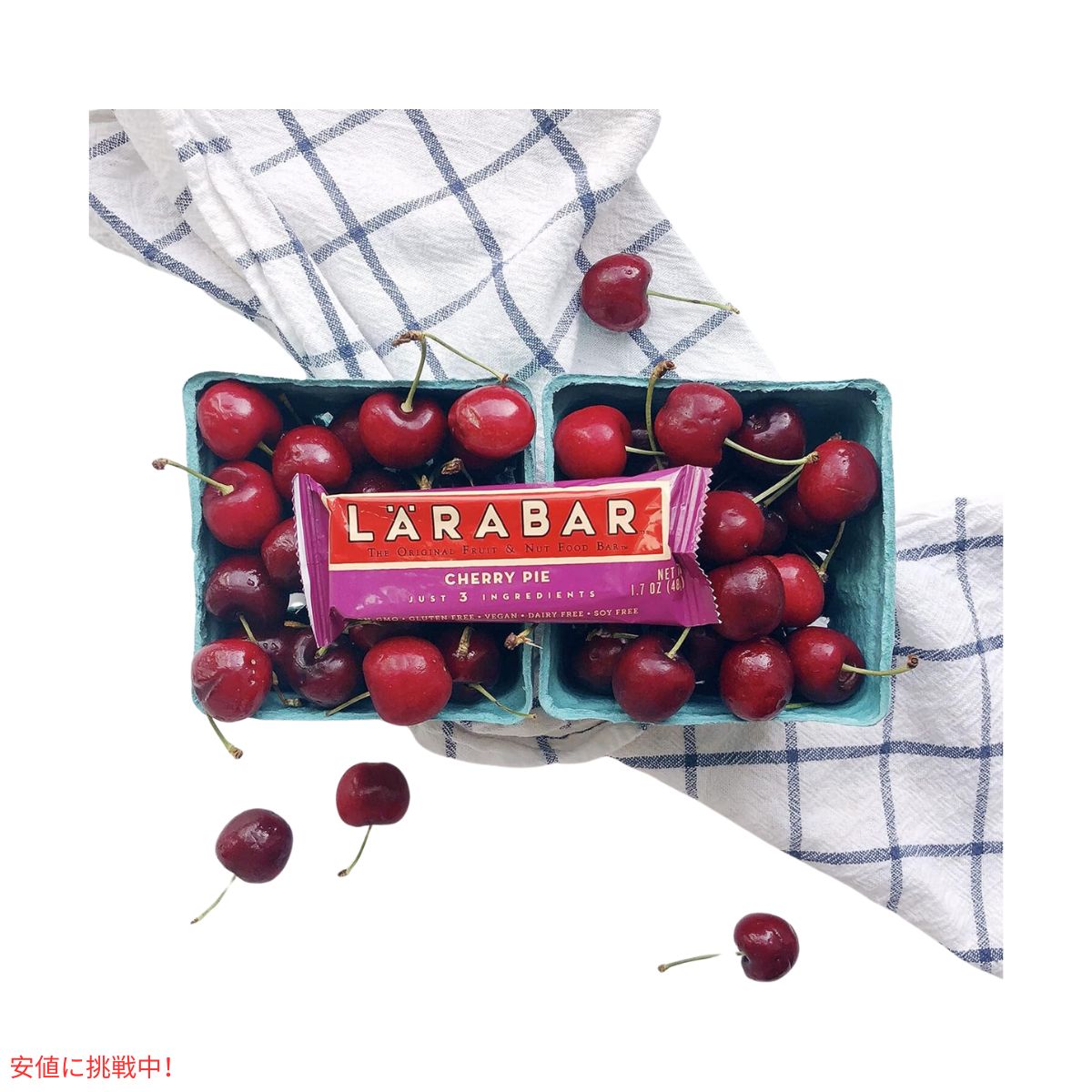 ララバー  チェリーパイ 48g x 6 個 スナックバー グルテンフリー Larabar 48g x 6 Snack Bars Gluten Free Cherry Pie 3